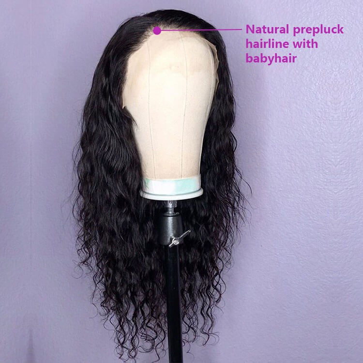Natural Wave 13x4 Lace Front Wig Human Virgin Hair Lace Wig
