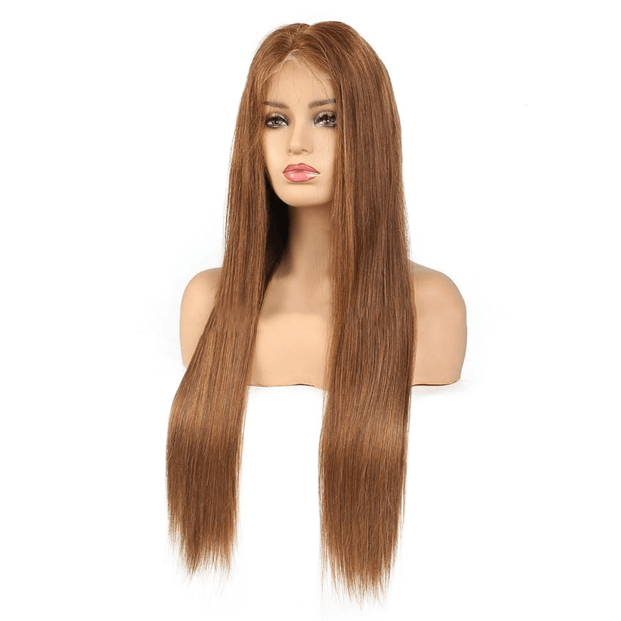 #30 Colored Hair 180% Density Lace Front Wig Straight Colored Human Hair Wigs