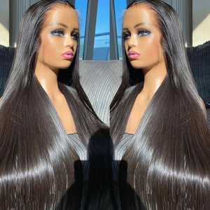 13X6 HD Lace Front Straight Wig 150% 200% Density