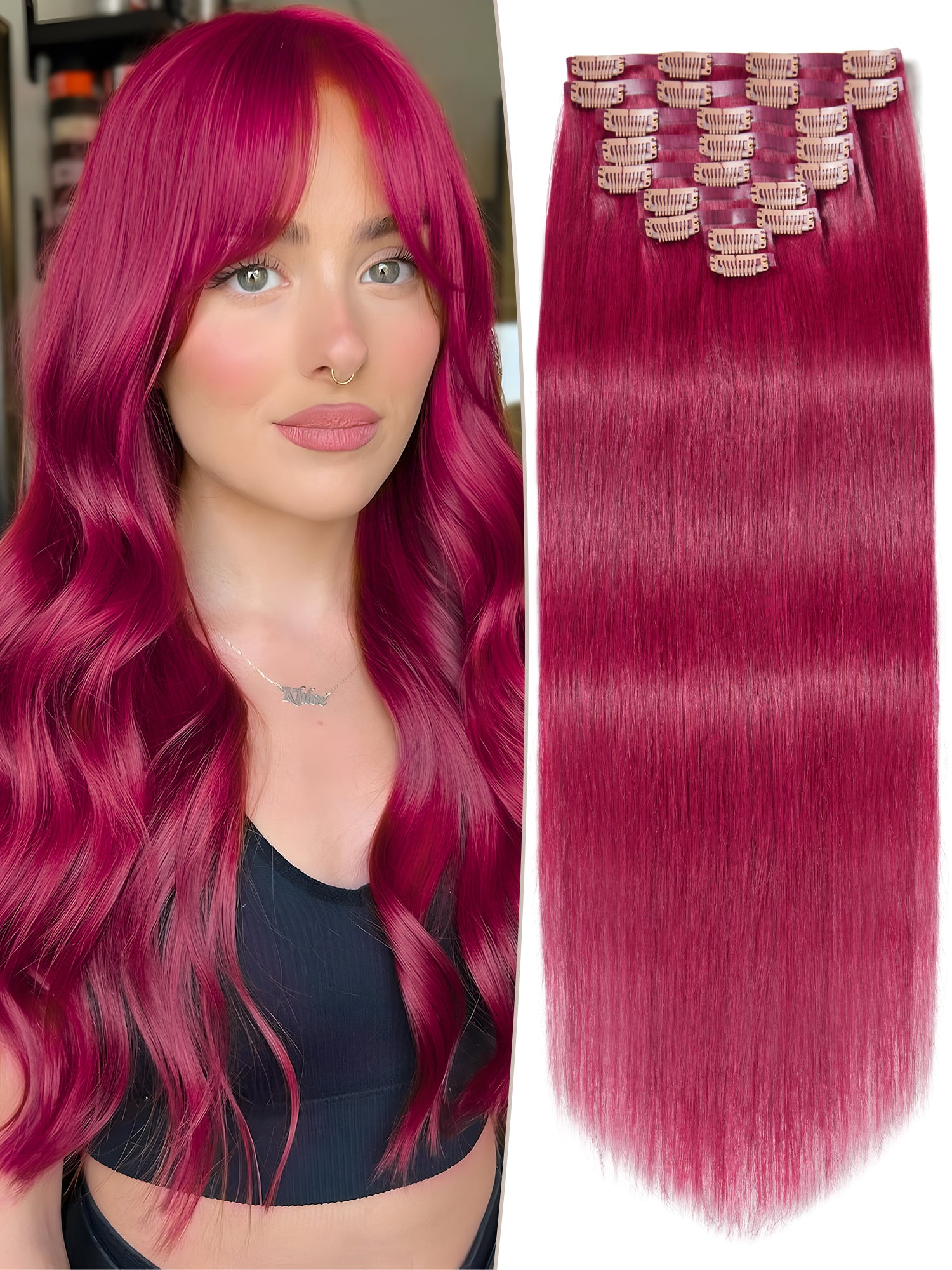 #30 Color Encaje transparente 5 × 5 Peluca de cabello ondulado frontal del cuerpo 250% Densidad (3 paquetes + 1 cierre)