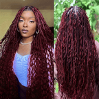 Extension Bulk Hair For Bohemian Braiding Dark 99J Color Deep Curly Human Hair