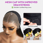 Glueless Knotless 13x4 Deep Curly Braid Wig with Flexi-Fit Drawstring Cap