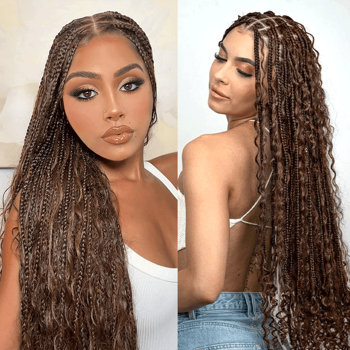 Peluca de corte pixie Peluca de máquina completa de cabello humano ondulado