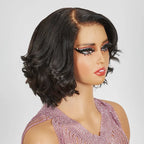 HJ weave beauty hair New 9x6 Glueless Classic Wavy Bob Wig