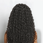 Glueless Knotless 13x4 Deep Curly Braid Wig with Flexi-Fit Drawstring Cap
