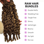 Burmese Curly Hair Extensions Highlight Color 100% Natural Unprocessed Raw Weave