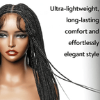 Full Lace Synthetic Box Braids Wig Top Quality 300% Density