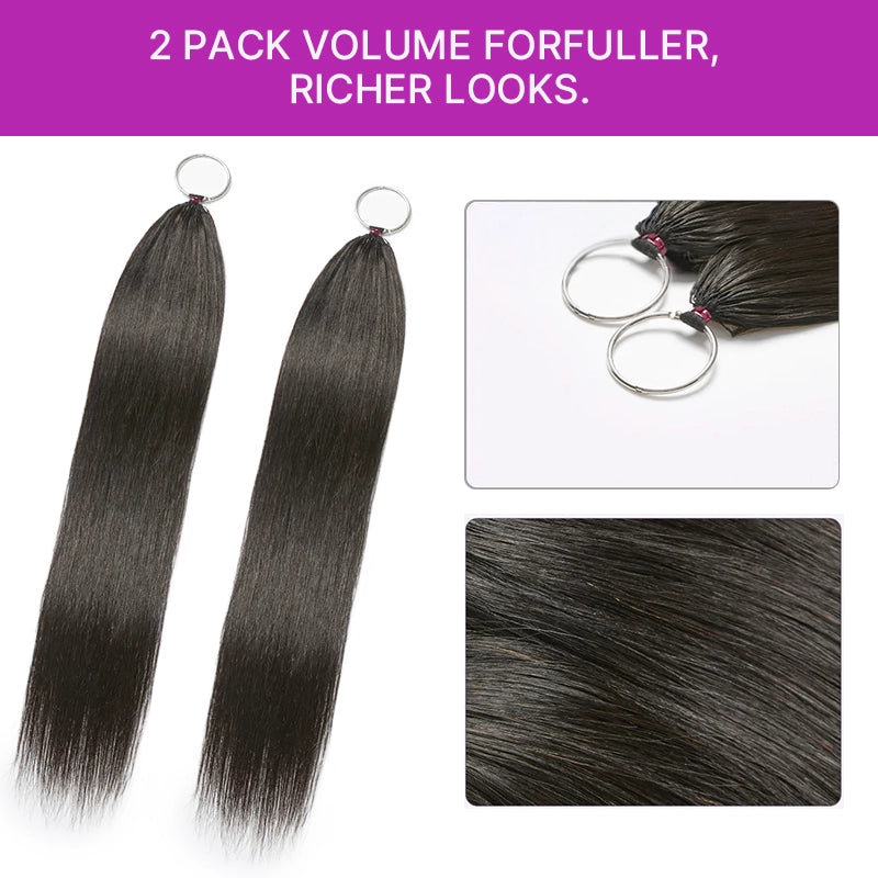 Volume from Root to Tip Pre Separated Feathered Crochet Extensions Smooth and Silky