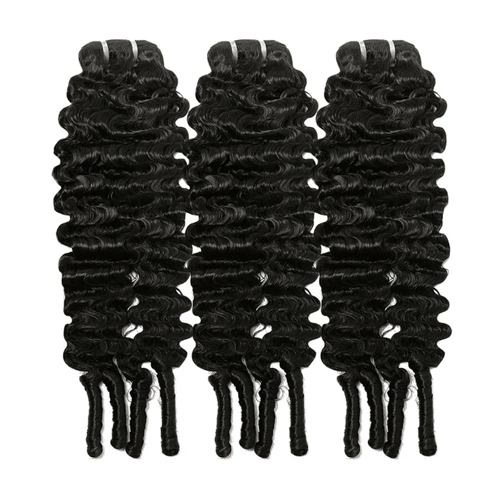 Natural Burmese Curly Hair Extension Raw Unprocessed 100% Human Weave Hair