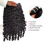 Natural Burmese Curly Hair Extension Raw Unprocessed 100% Human Weave Hair