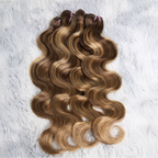 4-27 Highlight Body Wave Bundles Virgin Brazilian Human Hair Extensions