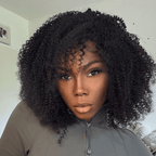 Go Natural Ease Glueless 4x4 Kinky Curly Bob Wig 100% Human Hair
