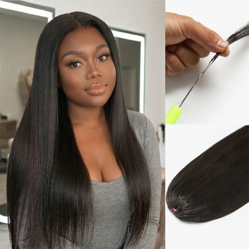 Volume from Root to Tip Pre Separated Feathered Crochet Extensions Smooth and Silky
