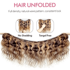 4-27 Highlight Body Wave Bundles Virgin Brazilian Human Hair Extensions