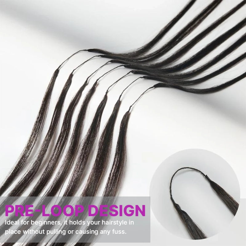 Volume from Root to Tip Pre Separated Feathered Crochet Extensions Smooth and Silky