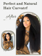 #30 Color Encaje transparente 5 × 5 Peluca de cabello ondulado frontal del cuerpo 250% Densidad (3 paquetes + 1 cierre)