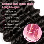 Extension Bulk Hair For Bohemian Braiding Deep Curly Human Hair