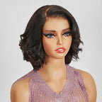 HJ weave beauty hair New 9x6 Glueless Classic Wavy Bob Wig