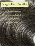 Salt&Pepper Body Wave HJ Weave Beauty 7A Peruvian Virgin Hair