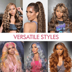 4-27 Highlight Body Wave Bundles Virgin Brazilian Human Hair Extensions