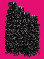#30 Color Encaje transparente 5 × 5 Peluca de cabello ondulado frontal del cuerpo 250% Densidad (3 paquetes + 1 cierre)