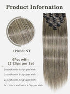 #30 Color Encaje transparente 5 × 5 Peluca de cabello ondulado frontal del cuerpo 250% Densidad (3 paquetes + 1 cierre)