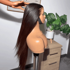 Free Parting 13x4 Glueless Ombre Brown Color Wig Straight 250% Density