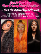 #30 Color Encaje transparente 5 × 5 Peluca de cabello ondulado frontal del cuerpo 250% Densidad (3 paquetes + 1 cierre)