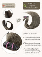 #30 Color Encaje transparente 5 × 5 Peluca de cabello ondulado frontal del cuerpo 250% Densidad (3 paquetes + 1 cierre)