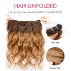 Luxury Ombre Honey Blonde Body Wave Bundles Virgin Brazilian Human Hair Extensions