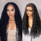 Peluca de corte pixie Peluca de máquina completa de cabello humano ondulado