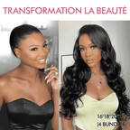 Natural Body Wave Bundles Virgin Brazilian Human Hair Extensions