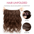 Dark Chocolate Brown Body Wave Bundles Virgin Brazilian Human Hair Extensions