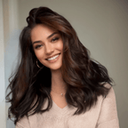 Elegant Fluffy 13x4 Glueless Brown Highlight Color Wavy Wig 100% Human Hair