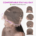 Mature Boss Full Transparent Lace Highlight Color Short Wig