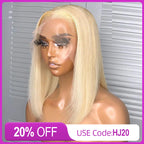 613 Blonde color 13x4 Lace Bob Wigs 180% Density Straight wig