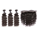 HJ Weave Beauty 8A Brazilian Virgin Hair Natural Wave Bundle Deal