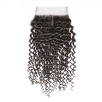 Transparent lace 5x5 lace closure Kinky Curly HJ weave beauty