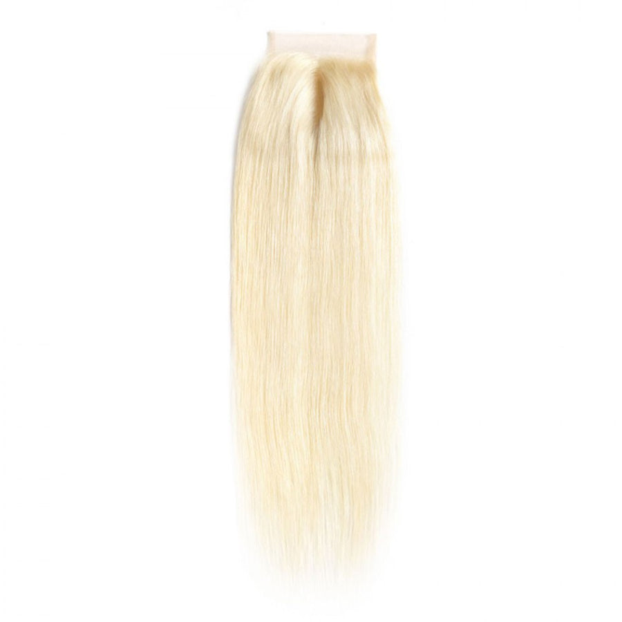 8A #613 Blonde 4*4 Lace Closure Straight