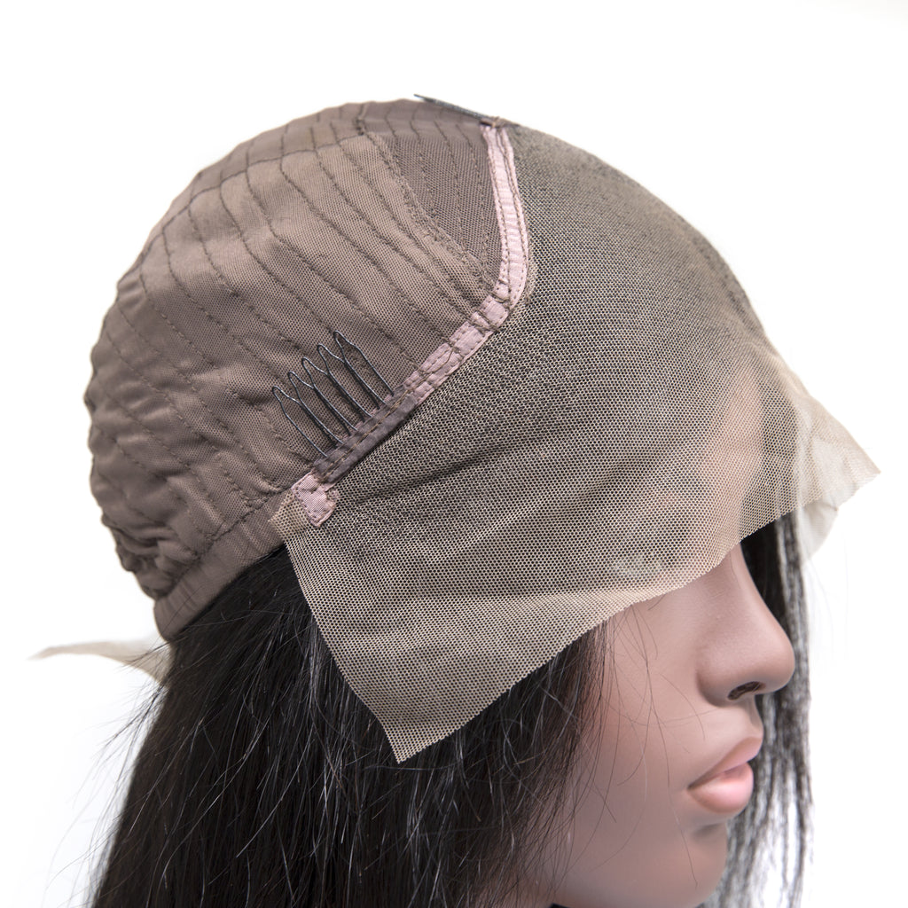 Densidad 180% de las pelucas 180% del pelo del frente de la onda profunda rizada del cordón transparente 13×4