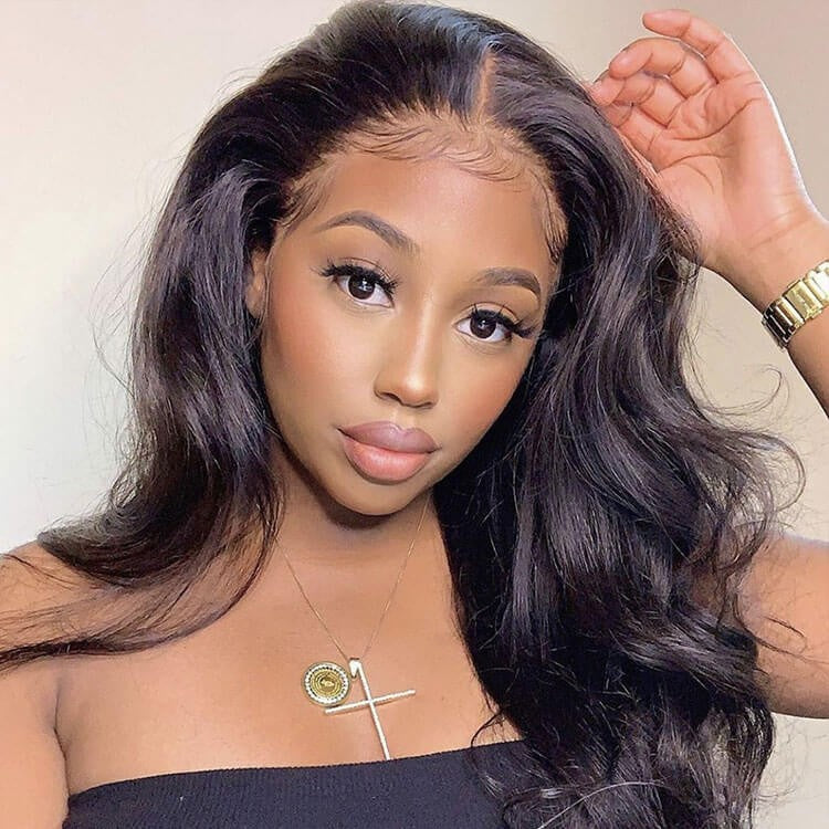 Body Wave 13x4 Lace Front Wig Human Virgin Hair Lace Wig