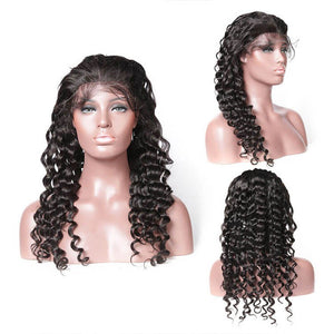 Natural Wave 13x4 Lace Front Wig Human Virgin Hair Lace Wig