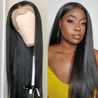Straight 13x4 Lace Front Wig Human Virgin Hair Natural Lace Wig