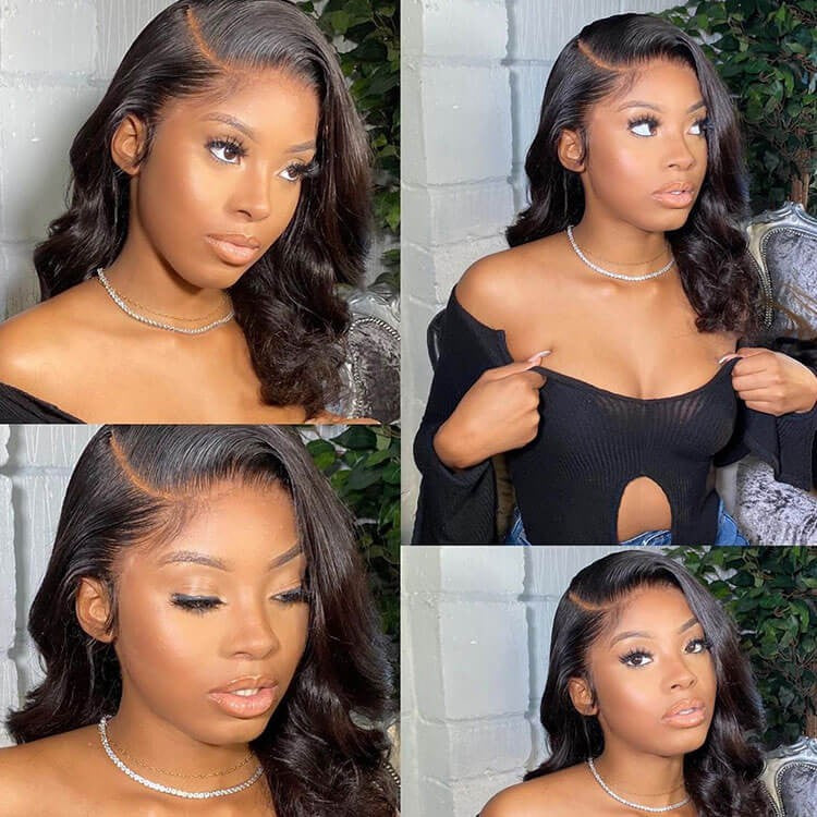 13x6 Lace Wig Body Wave Virgin Hair Glueless Pre-plucked Hairline