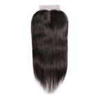 HJ Weave Beauty 4*4 Cabello Brasileño Base de Seda Cierre Recto
