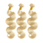 HJ Weave Beauty 7A #613 Blonde Virgin Hair Body Wave Bundle Deal