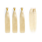 HJ Weave Beauty 7A #613 Blonde Virgin Hair Straight Bundle Deal