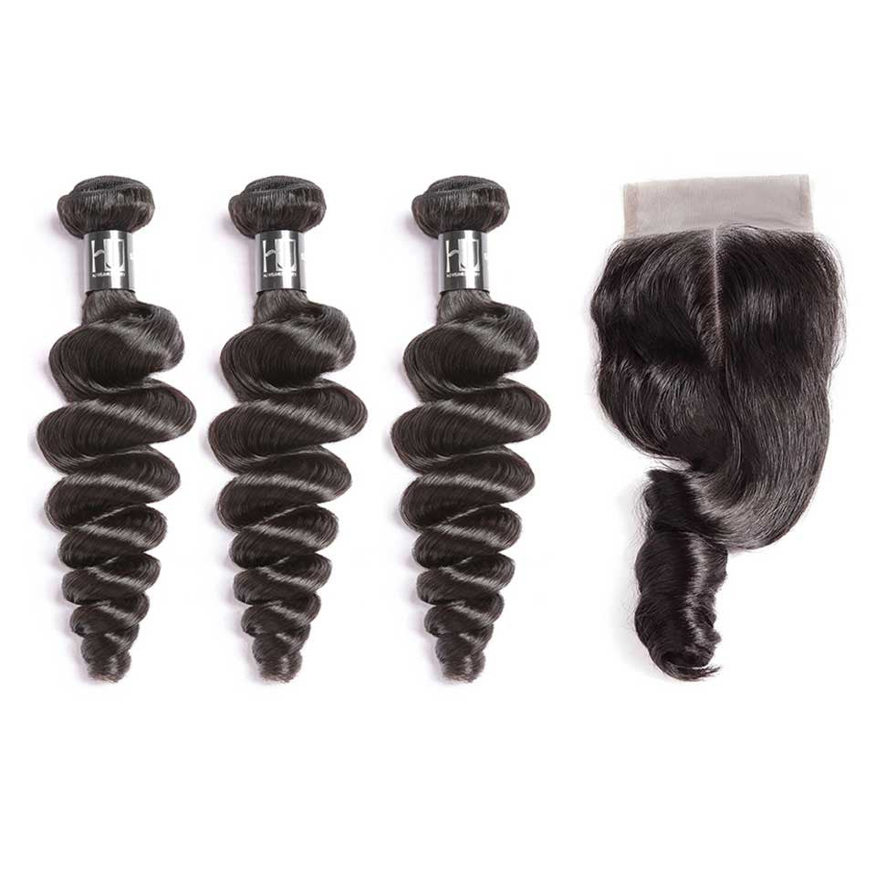 HJ Weave Beauty 7A Peruvian Virgin Hair Loose Wave