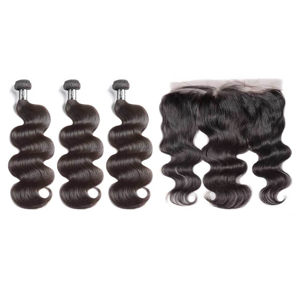 HJ WEAVE BEAUTY 10A Brazilian Mink Hair Body Wave Bundle Deal