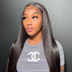 6x6 HD Lace Closure Straight Virgin Hair 180% Density